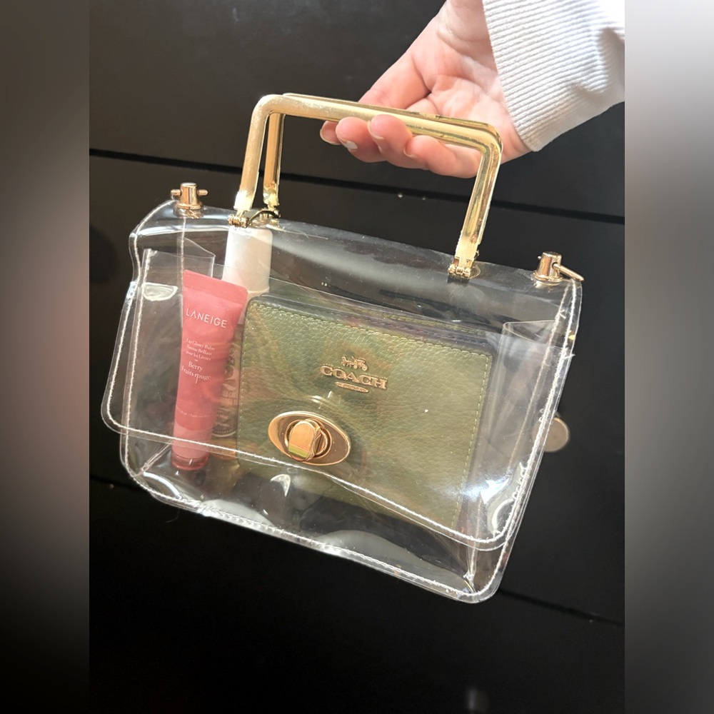 clear walmart mini bag!